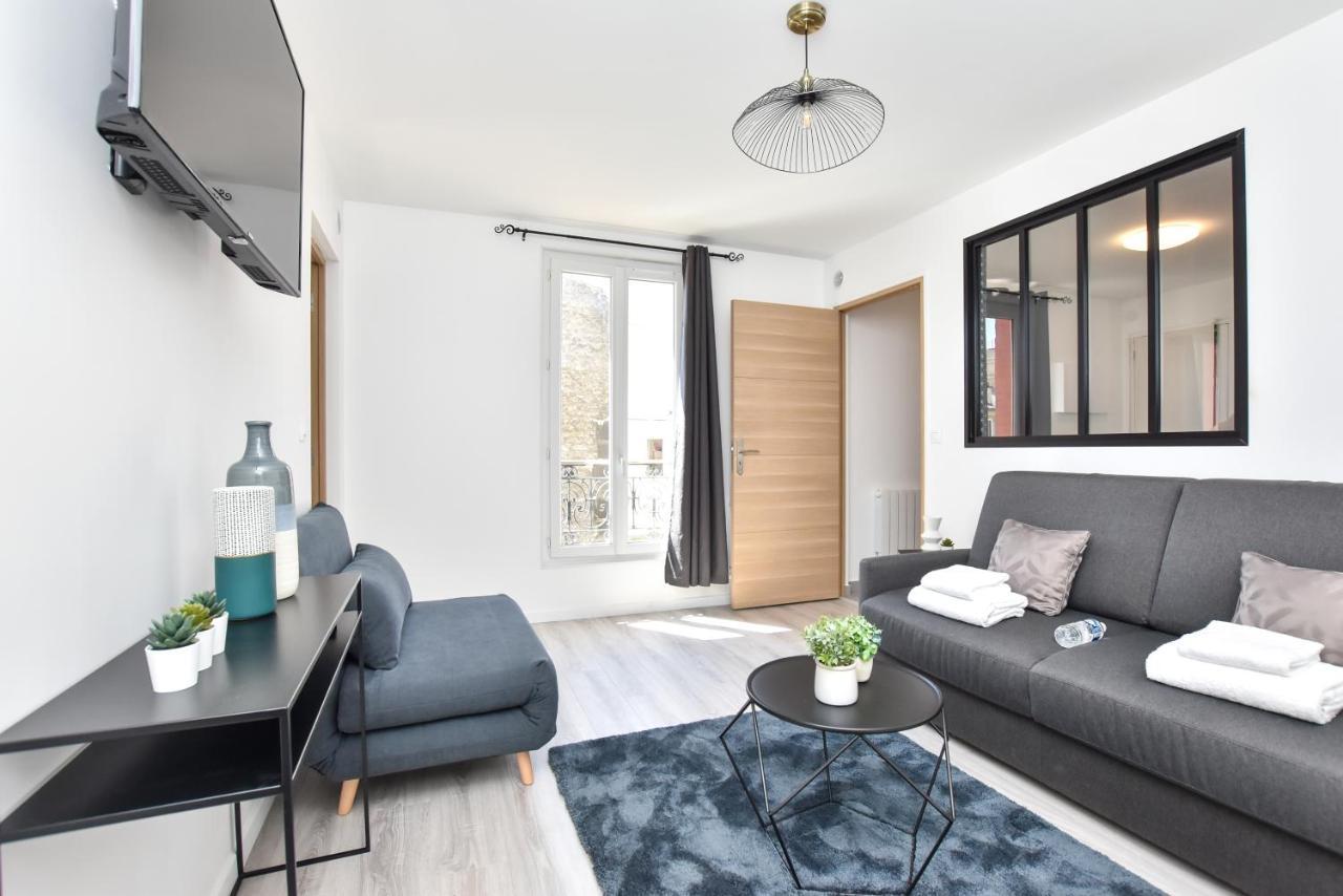 Authentic Apartment - 1Br-4P - La Villette Paris Luaran gambar